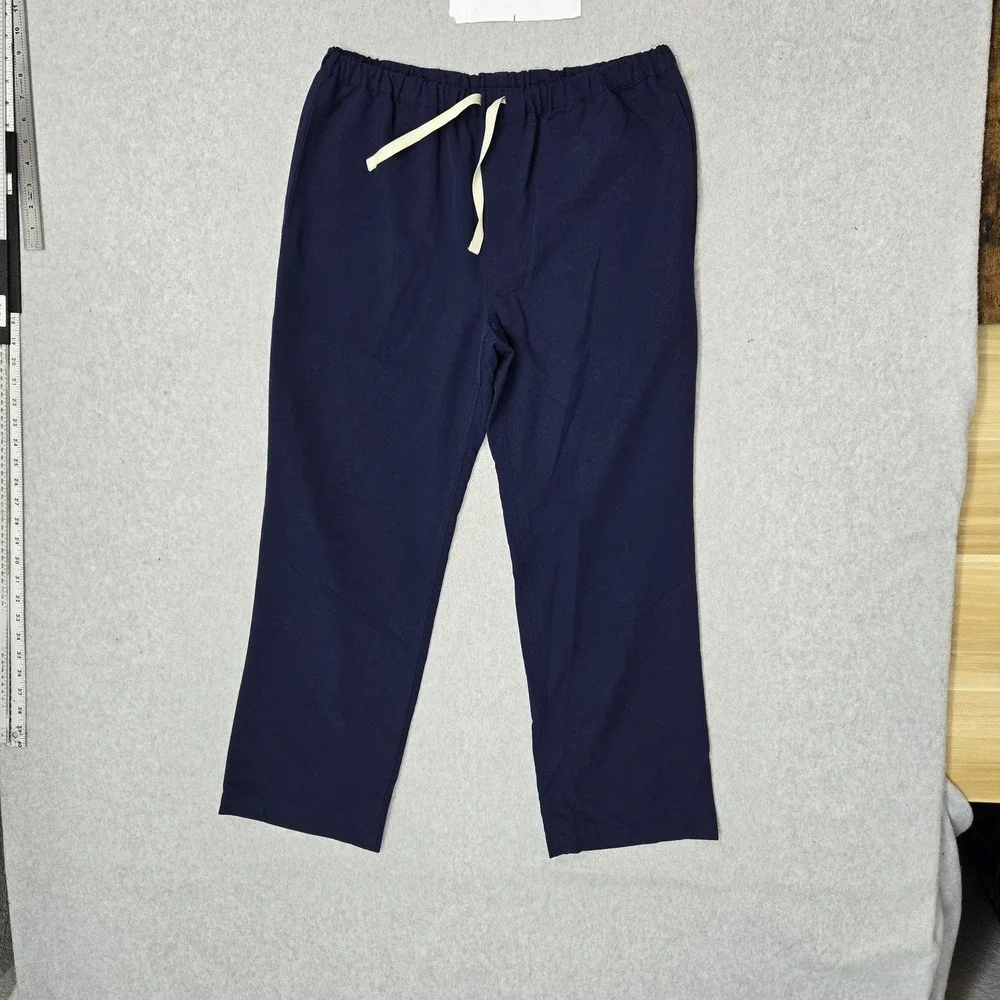 FIGS Men Scrub Pants M/S Navy  Pisco Technical Collection Button PO#2449